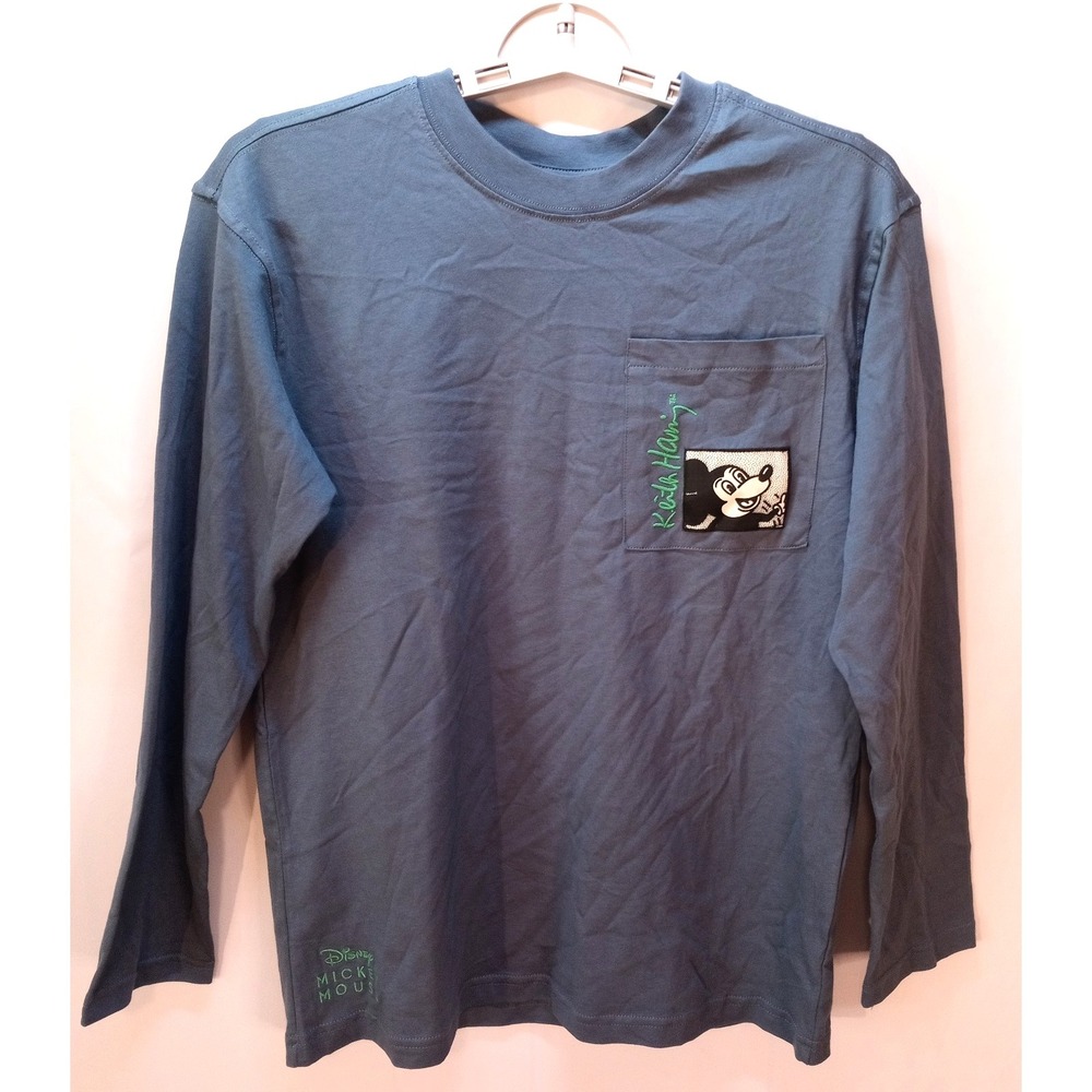Disney Mickey Mouse Keith Haring New York 1983 Youth 11-12 Long Sleeve T-shirt
